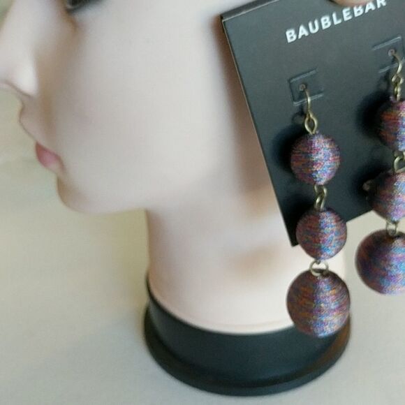 BaubleBar Multicolored Shimmer Crispin Ball G1 - Picture 4 of 4